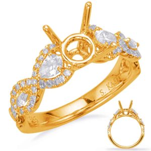 Yellow Gold Engagement Ring Yellow Gold Engagement Ring