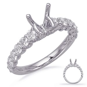 White Gold Engagement Ring White Gold Engagement Ring