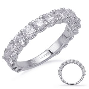 White Gold Wedding Band