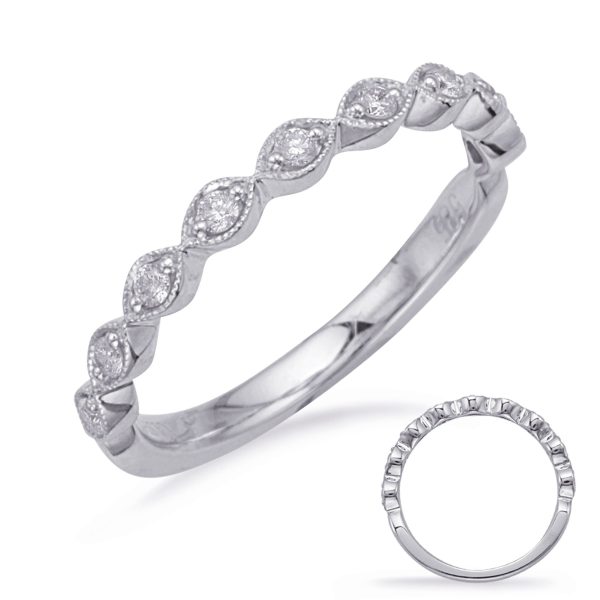 White Gold Matching Band