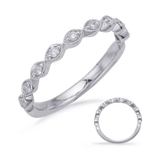 White Gold Matching Band