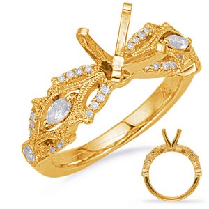 Yellow Gold Engagement Ring Yellow Gold Engagement Ring