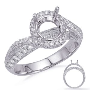 White Gold Engagement Ring White Gold Engagement Ring