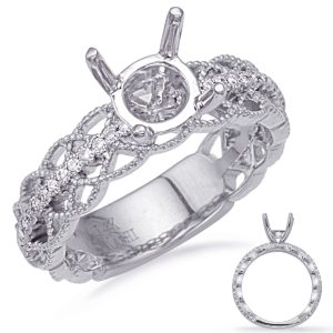 White Gold Engagement Ring White Gold Engagement Ring
