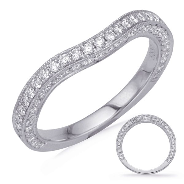 White Gold Matching Band