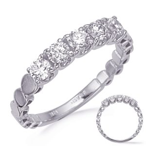 White Gold Wedding Band
