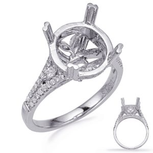 White Gold Engagement Ring White Gold Engagement Ring