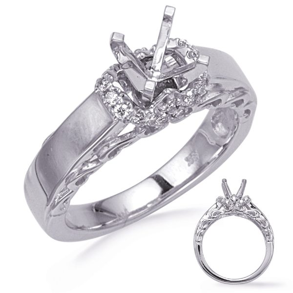 White Gold Engagement Ring