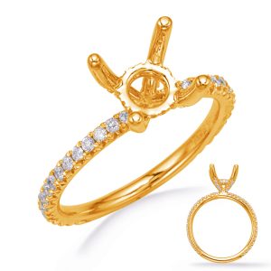 Yellow Gold Engagement Ring