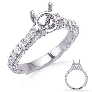 White Gold Engagement Ring White Gold Engagement Ring