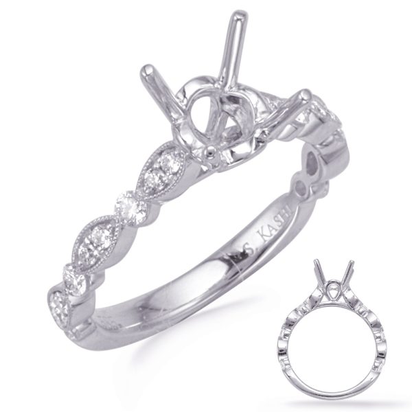 White Gold Engagement Ring