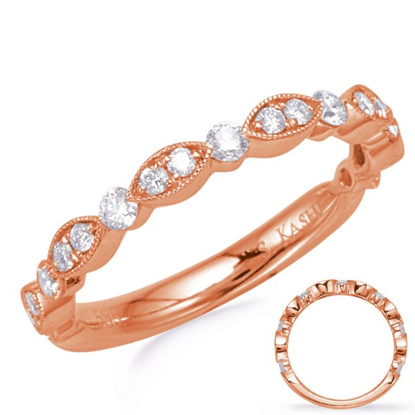 Rose Gold Diamond Band