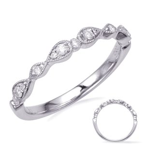 White Gold Matching Band