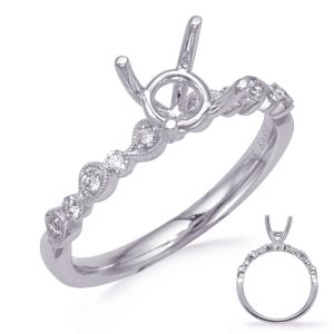 White Gold  Diamond Engagement Ring