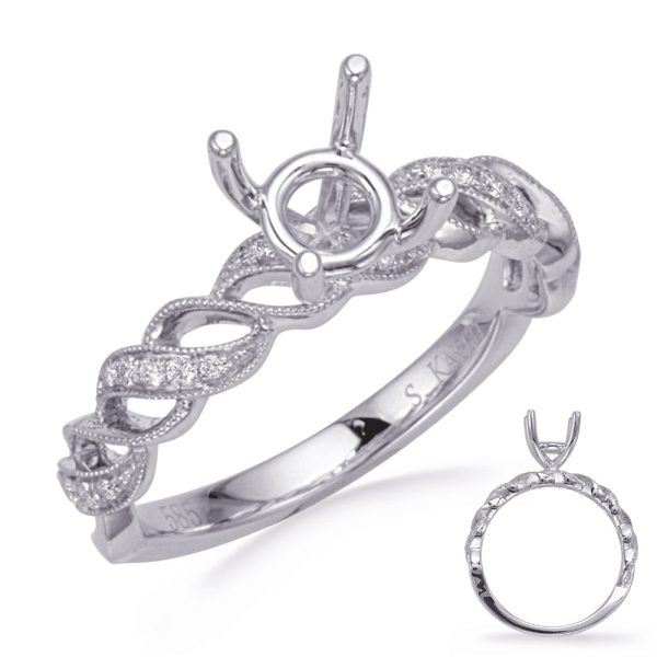 White Gold Diamond Engagement Ring