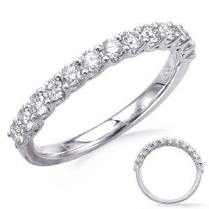 White Gold Wedding Band