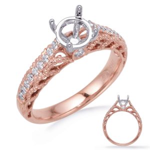 Rose Gold Engagement Ring Rose Gold Engagement Ring