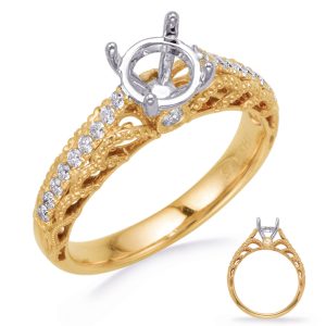 Yellow Gold Engagement Ring Yellow Gold Engagement Ring