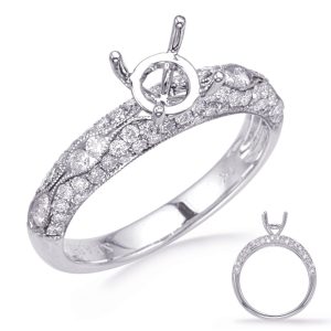 White Gold Engagement Ring White Gold Engagement Ring
