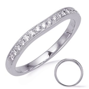 White Gold Wedding Band