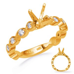 Yellow Gold Diamond Engagement Ring Yellow Gold Diamond Engagement Ring