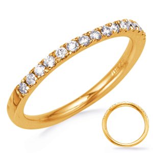 Yellow Gold Diamond Wedding Band