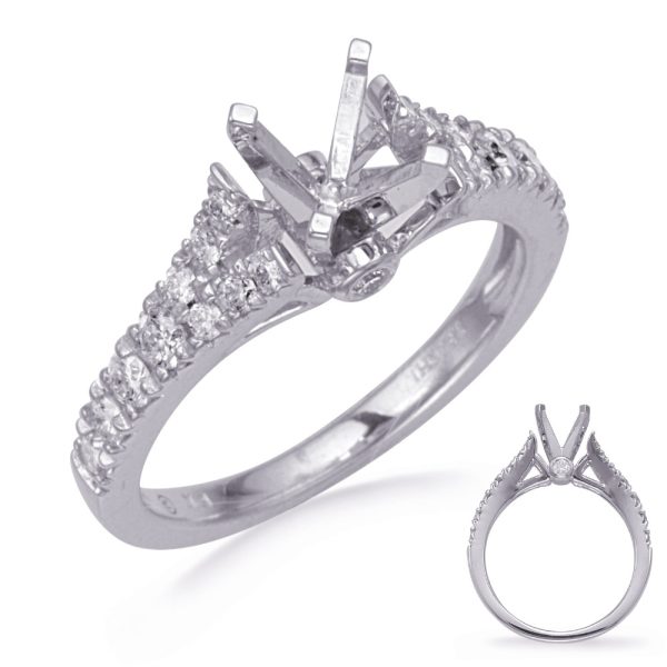 White Gold Diamind Engagement Ring