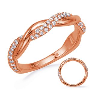 Rose Gold Diamond Wedding Band