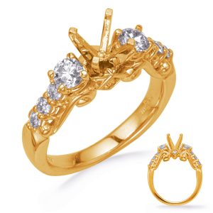 Yellow Gold Diamond Engagement Ring