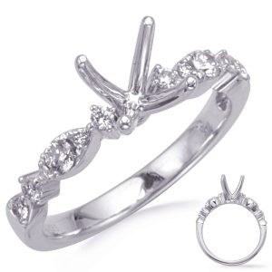 White Gold Engagement Ring White Gold Engagement Ring