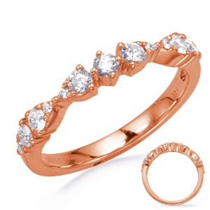 Rose Gold Diamond Wedding Band