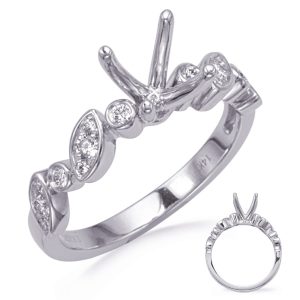 White Gold Engagement Ring White Gold Engagement Ring