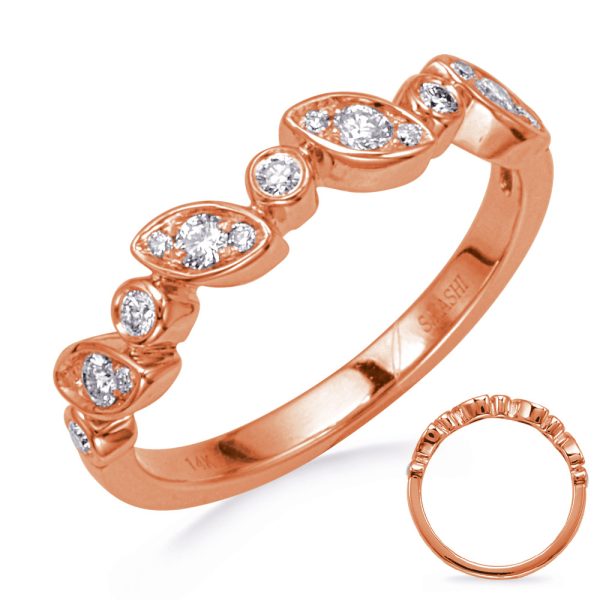 Rose Gold Diamond Wedding Band