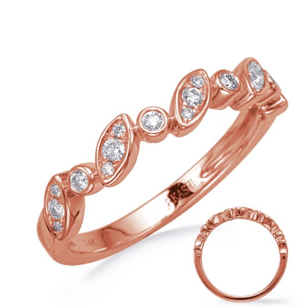 Rose Gold Diamond Wedding Band