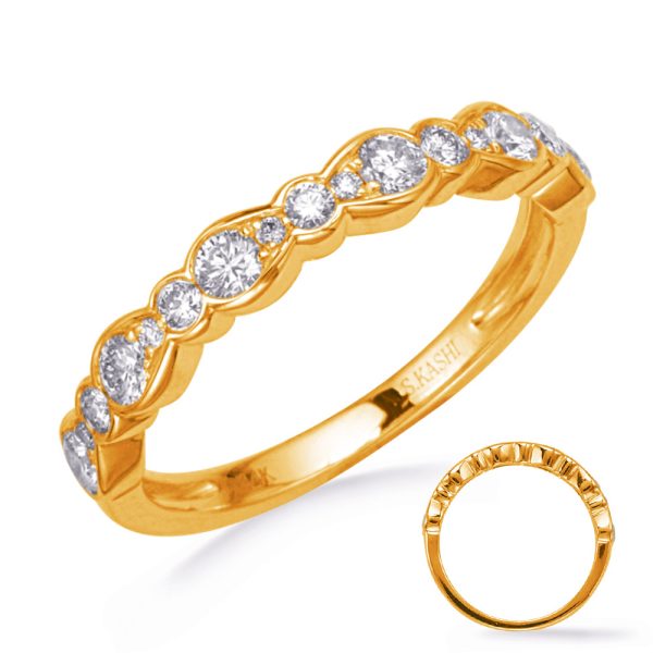 Yellow Gold Diamond Wedding Band