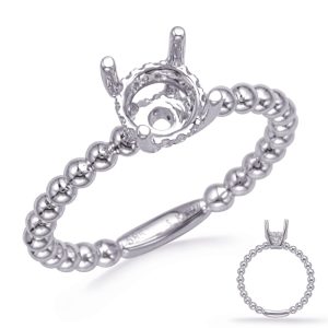 White Gold Engagement Ring White Gold Engagement Ring