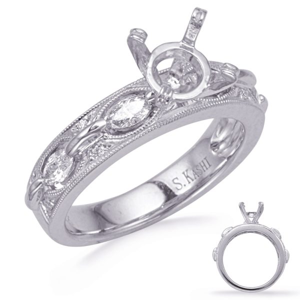 White Gold Engagement Ring