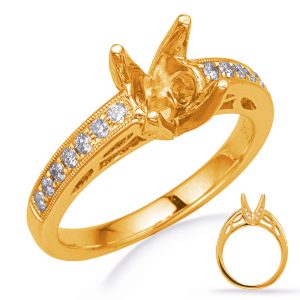 Yellow Gold Diamond Engagement Ring