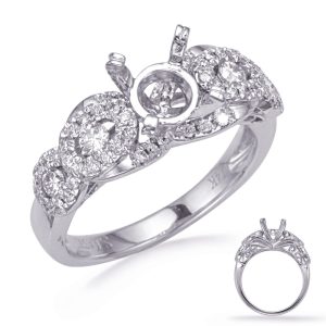 White Gold Engagement Ring White Gold Engagement Ring