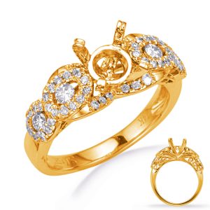 Yellow Gold Engagement Ring Yellow Gold Engagement Ring