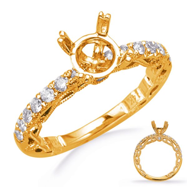 Yellow Gold Diamond Engagement Ring