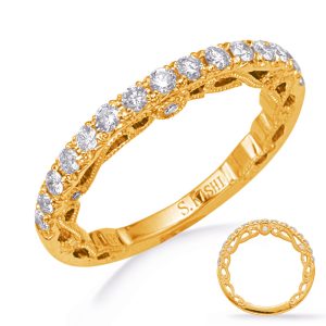 Yellow Gold Diamond Wedding Band