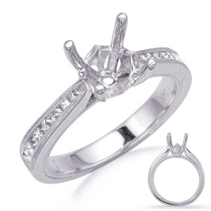 White Gold Diamomd Engagement Ring