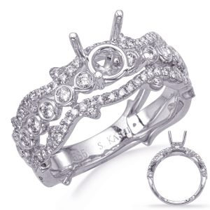White Gold Engagement Ring White Gold Engagement Ring