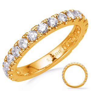 Yellow Gold Diamond Band
