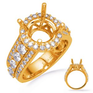 Yellow Gold Diamond Engagement Ring