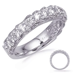 White Gold Diamond Band White Gold Diamond Band
