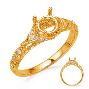 Yellow Gold Engagement Ring Yellow Gold Engagement Ring