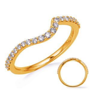 Yellow Gold Diamond Weddding Band