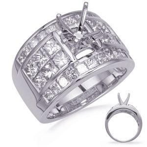White Gold Diamond Engagement Ring